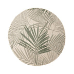 Round Outdoor Rug - Tiga Palm Green