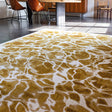 Abstract floor rug - Swim Saffron 9349