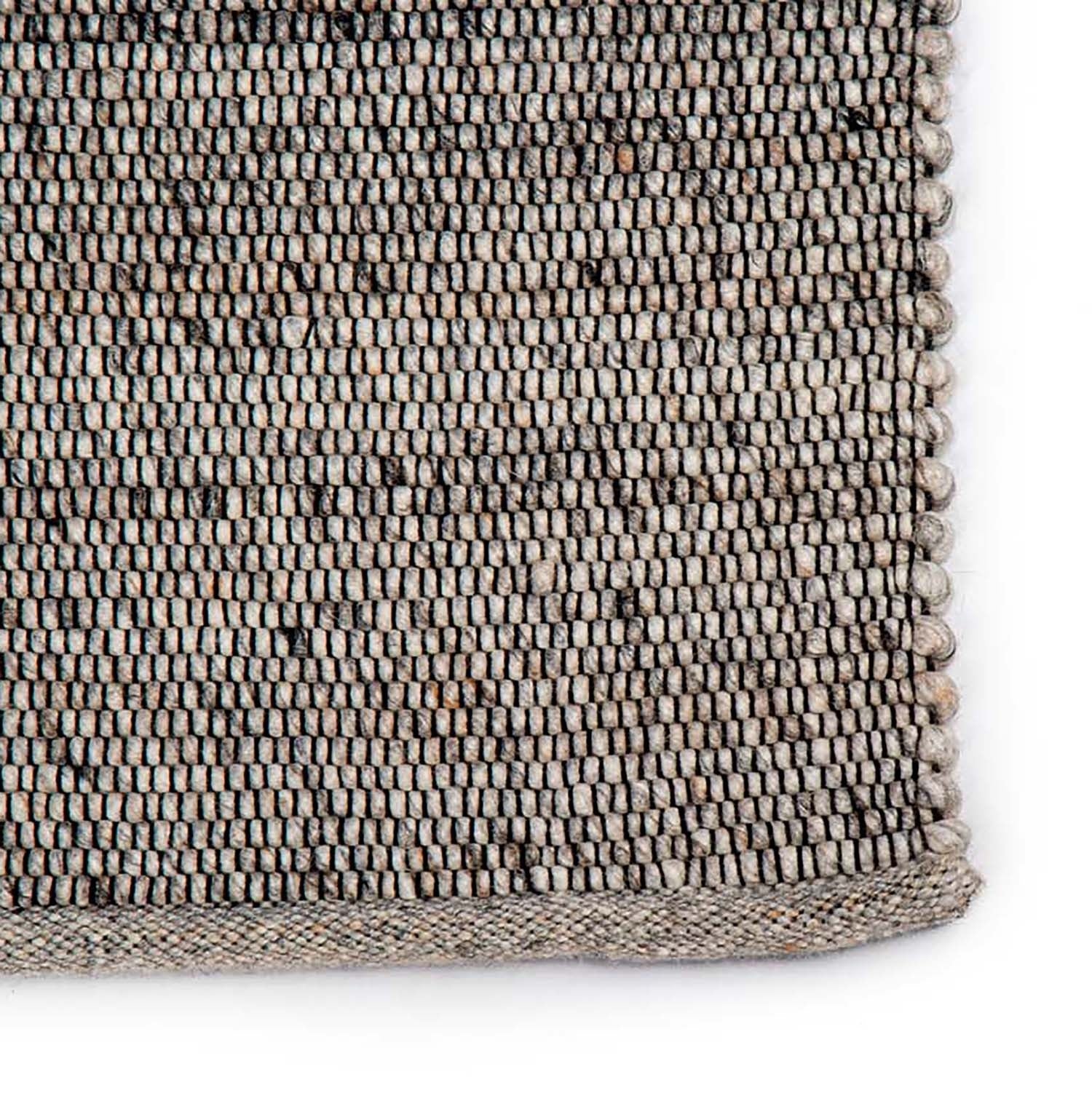 Wool floor rug - Bressano Grey 834