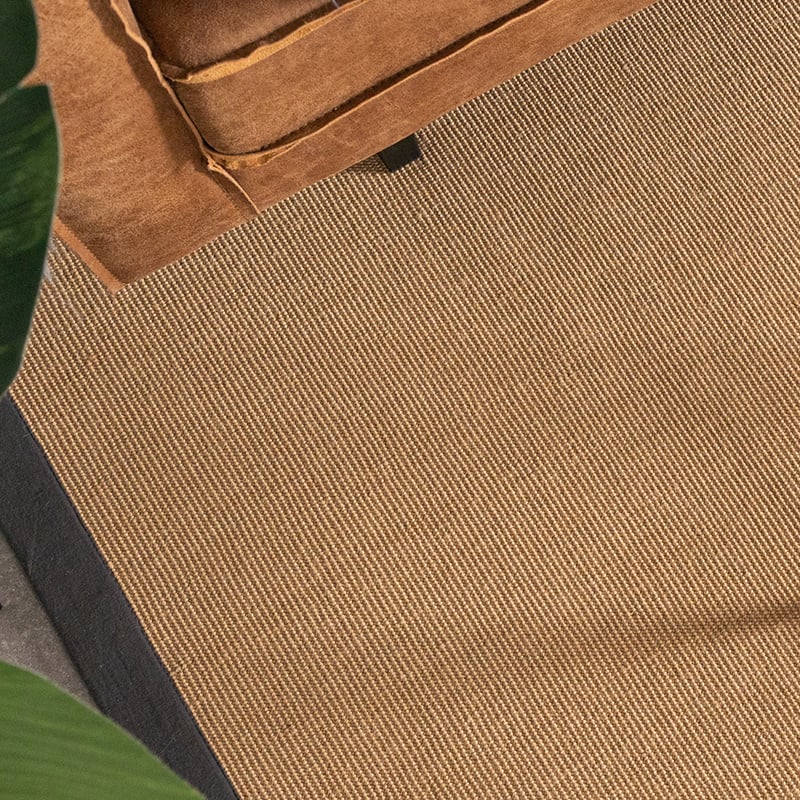 Sisal Rug - Tulum Border Anthracite