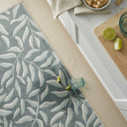 Washable Runner - Reido Leaves Green