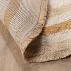Oval washable children's rug - Milo Beige