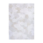 Modern Floor Rug - Meditation Coral 9228 White