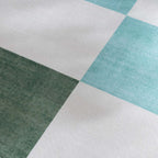 Retro Indoor Outdoor Rug - Pop Cubes Green