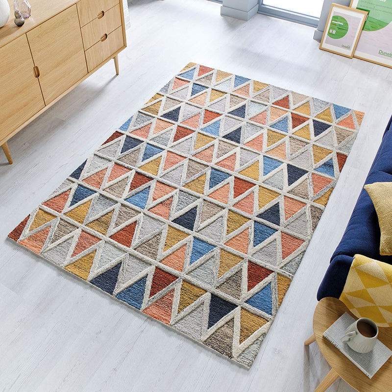 Graphic floor rug - Mado Moretz Multicolor