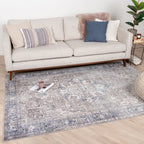 Vintage Rug - Lugan Blue/Taupe