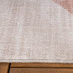 Abstract Outdoor Rug - Groovy Shapes Cream/Terra