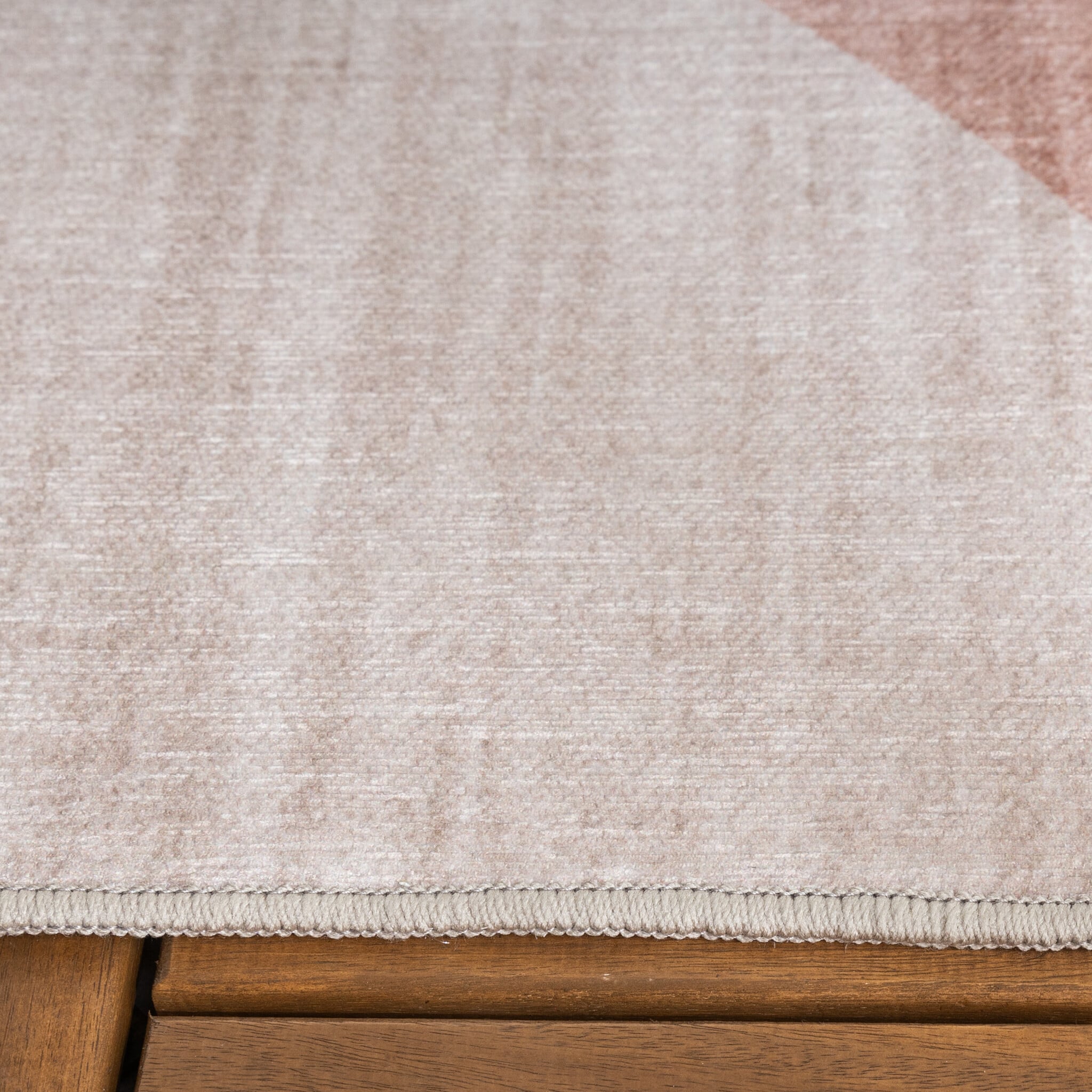 Abstract Outdoor Rug - Groovy Shapes Cream/Terra