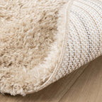 Oval Shaggy Rug - Blaze Beige