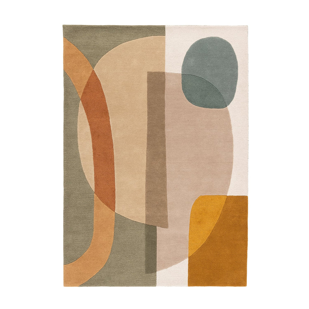 Wool floor rug - Urban Vibes Multicolor 060