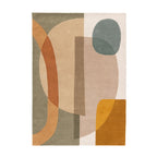 Wool floor rug - Urban Vibes Multicolor 060