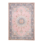 Vintage Rug - Lily Medallion Pink