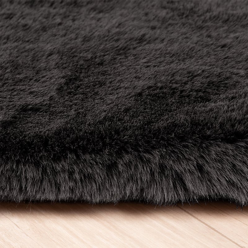 Soft High Pile Runner - Comfy Supreme Black