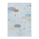 Children's Floor Rug - Lucy Clouds White
