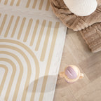 Foam Puzzle Mat - Alfie XL Grid Beige