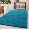 High-pile floor rug - Sade Turquoise
