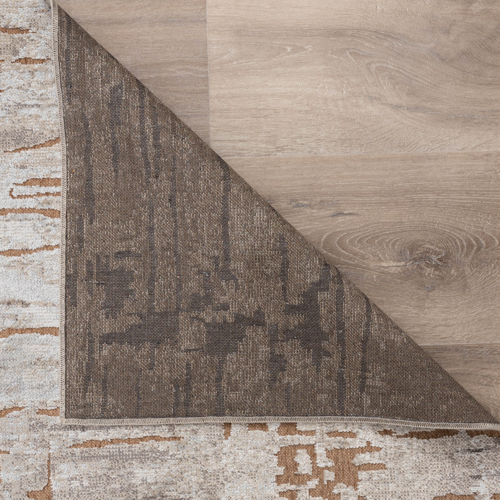 Modern Rug - Hendrix Grunge Cream/Terracotta