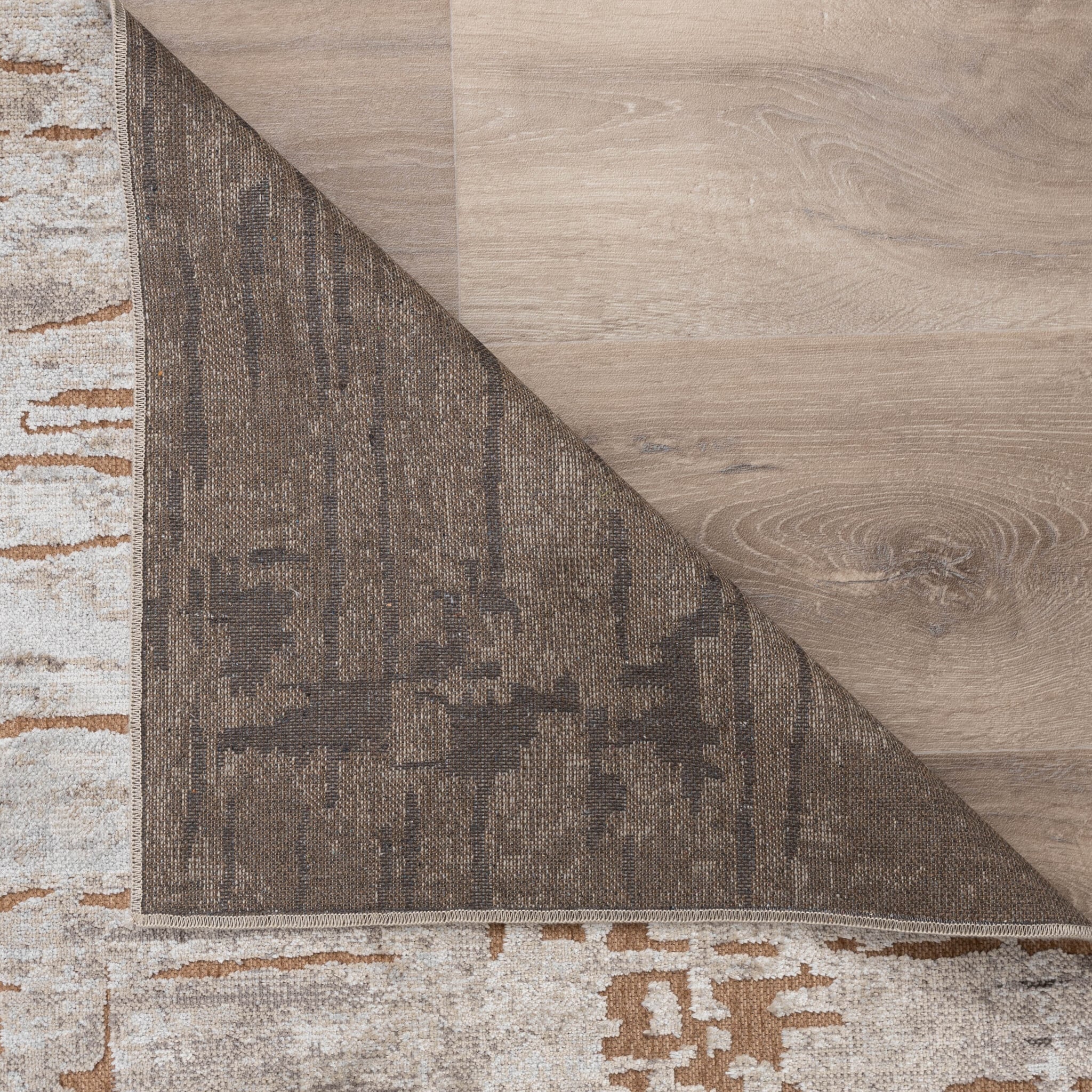 Modern Rug - Hendrix Grunge Cream/Terracotta