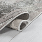 Marble floor rug - Erio Marbled Grey