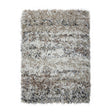 High-pile floor rug - Malta Taupe/Melange 6828