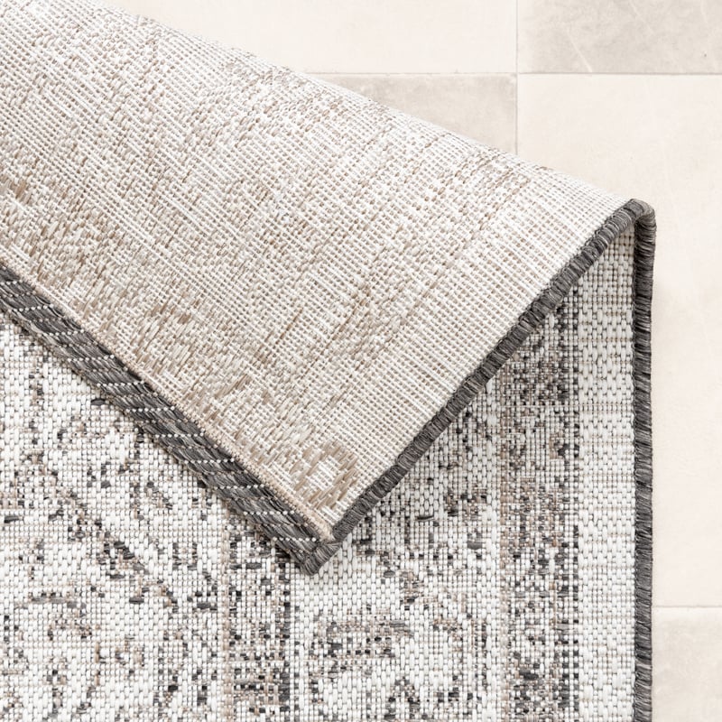 Vintage Outdoor Rug - Victoria Aztec Grey