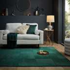Hand-tufted floor rug - Dido Green