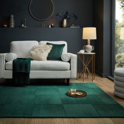 Hand-tufted floor rug - Dido Green