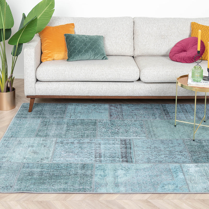 Patchwork Rug - Estate Blue/Green