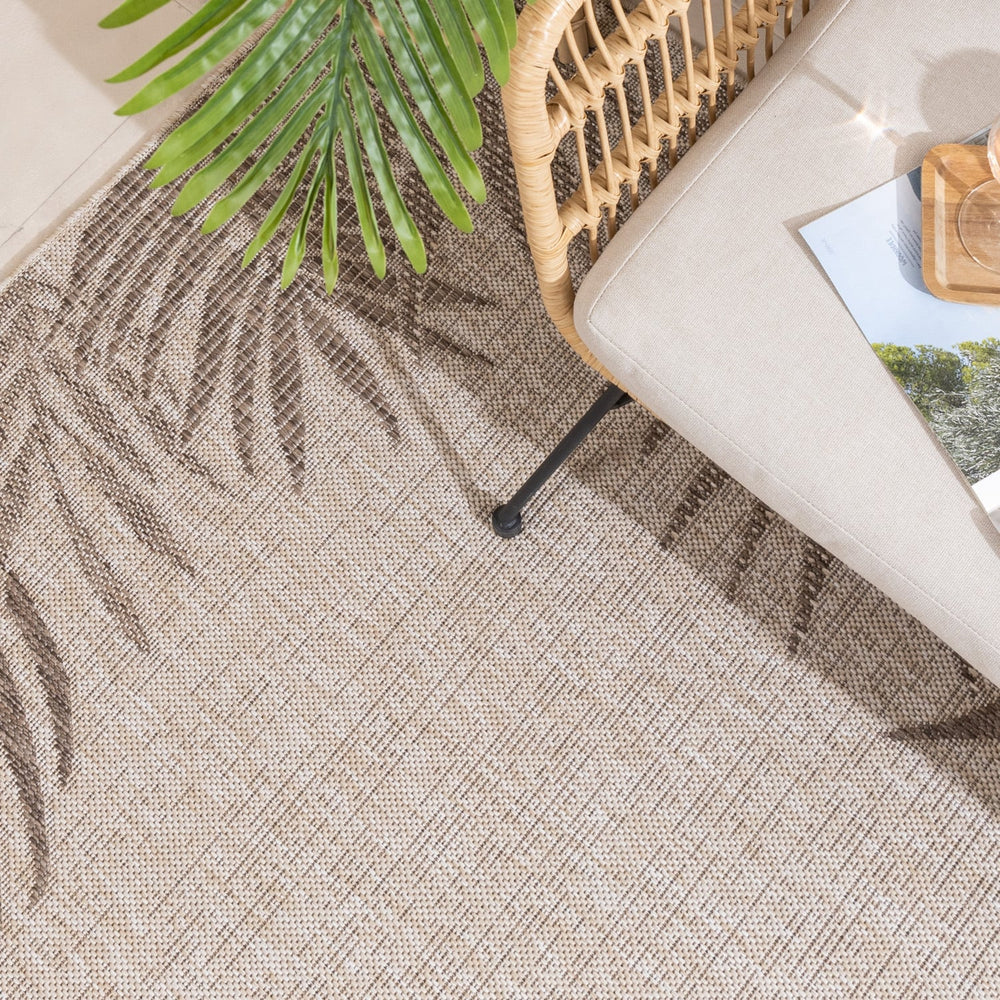 Outdoor Rug - Tiga Edge Taupe