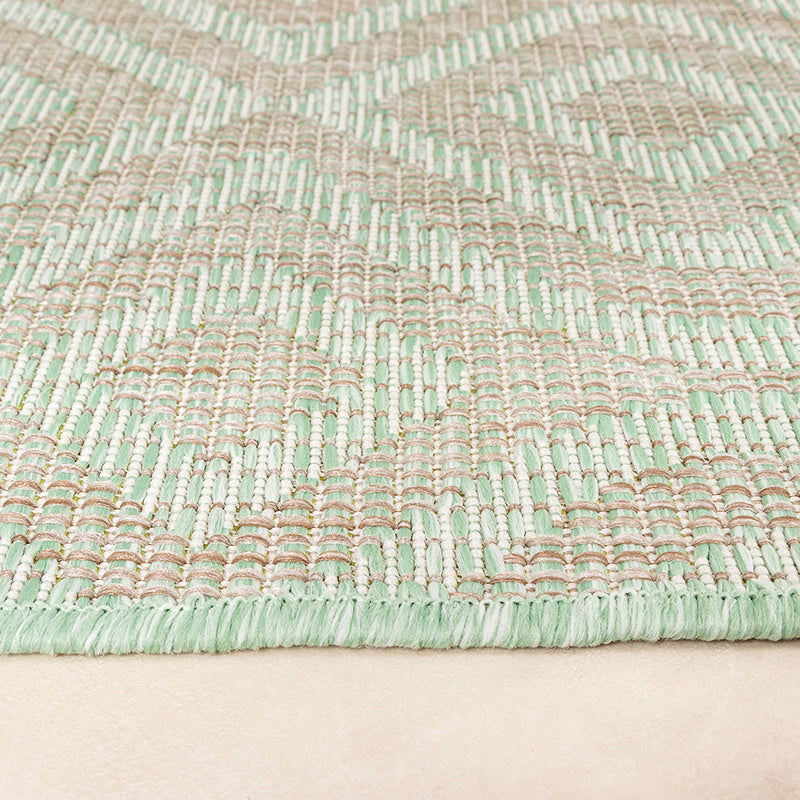 Outdoor Rug - Summer Retro Mint