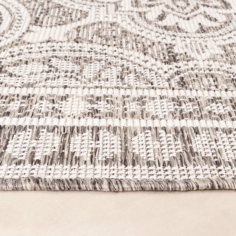 Outdoor Rug - Summer Oriental Light Grey