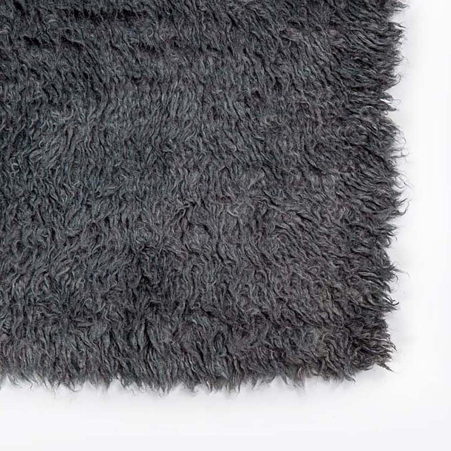 Wool floor rug custom made - Merano Anthracite 013