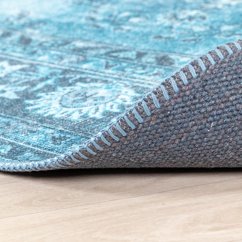 Vintage Rug - Estate Medallion Light Blue