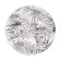 Round Rug - Palmier Leaves Grey