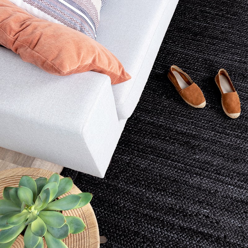 Jute Rug - Fair Black
