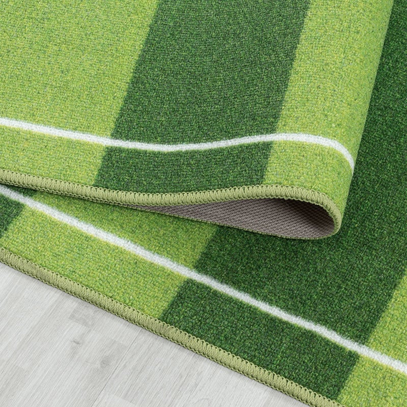 Football Rug - Pleun Football Field Green