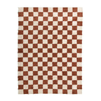 Retro Rug - Gambit Brown/White