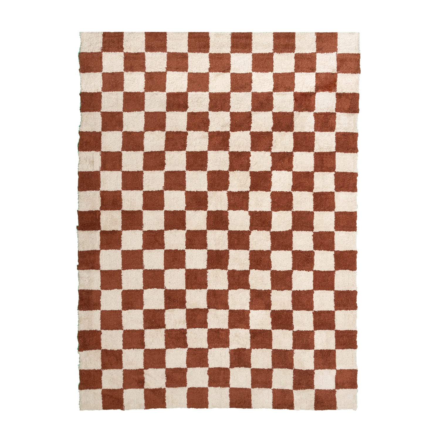 Retro Rug - Gambit Brown/White
