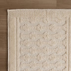 Washable Rug - Dunya Geo White