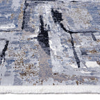 Soft Floor Rug - Olisa Dark Blue/Gray