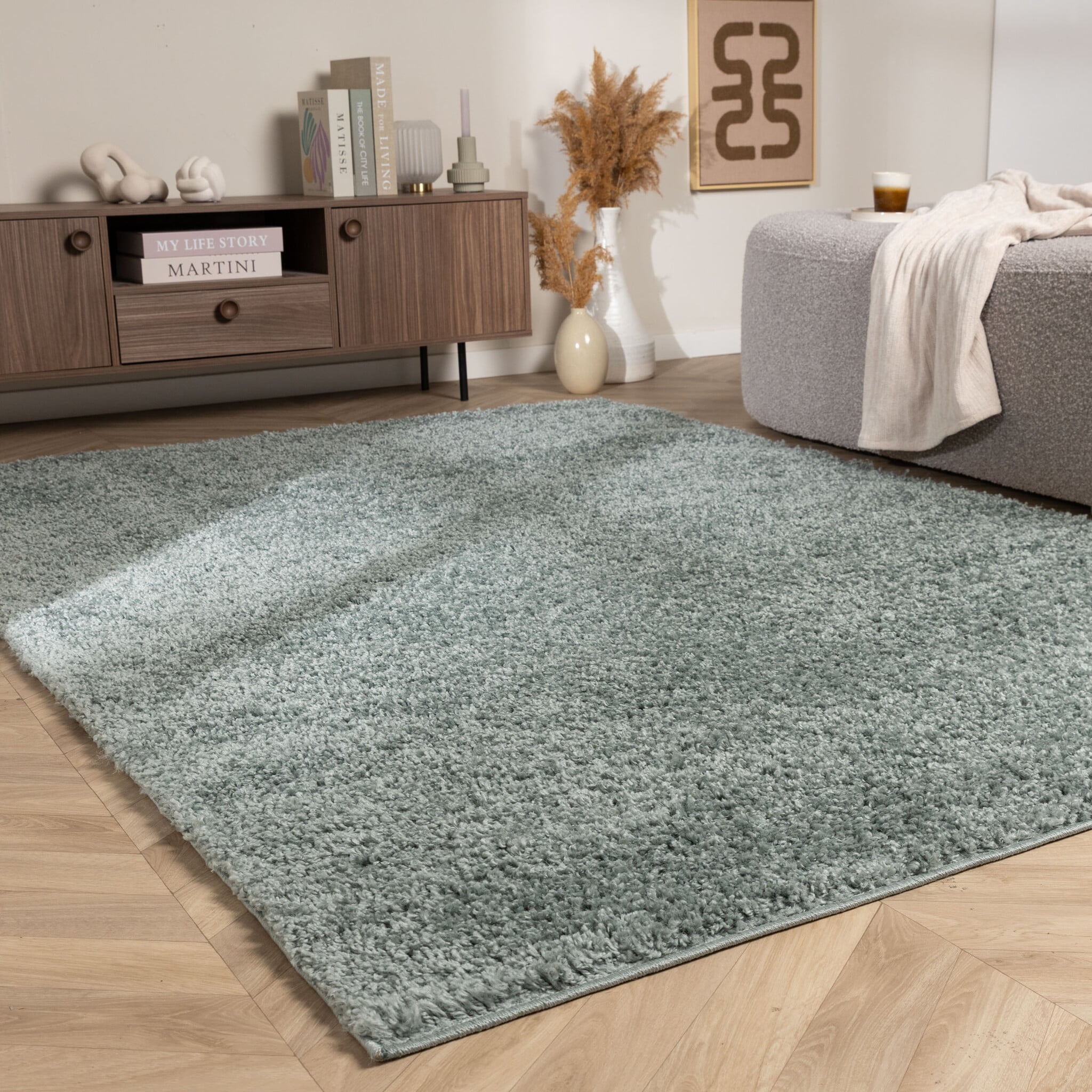 High-Pile Rug – Wish Blue/Green