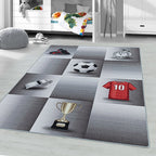 Football Rug - Pleun Champion Grey