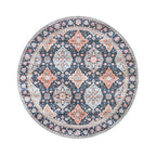 Round Vintage Rug - Imagine Oriental Blue