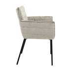Dining chair - Goos Grey/Cream