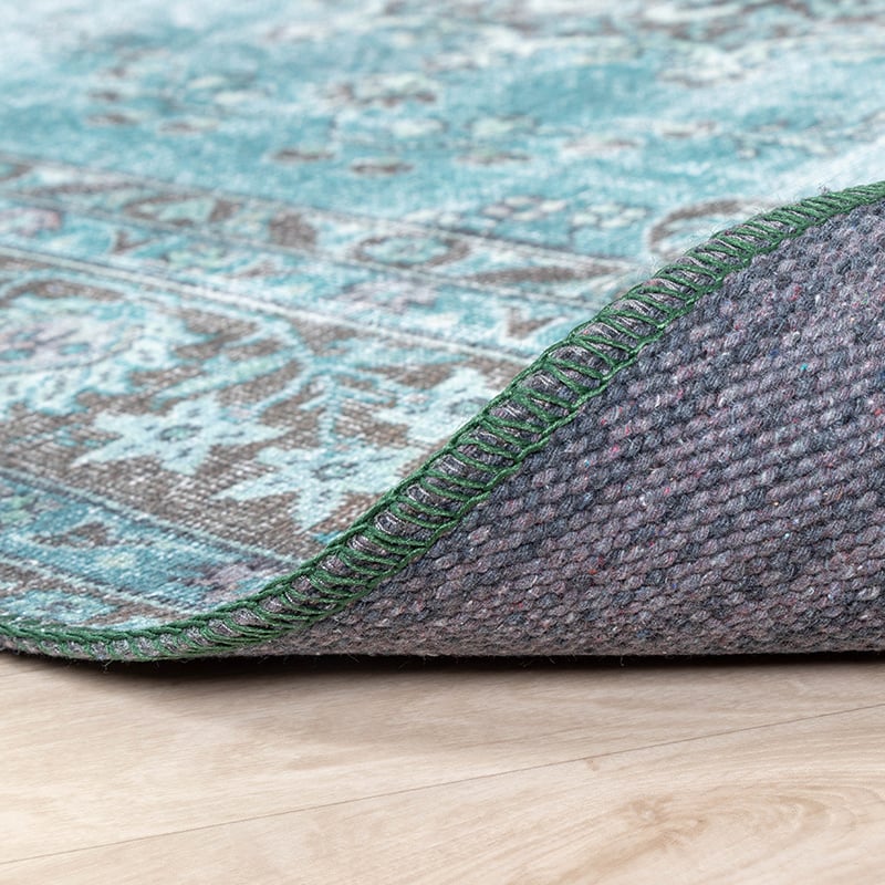 Vintage Rug - Estate Medallion Blue/Green