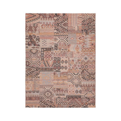 Wool Patchwork Floor Rug - Olympus 1000 Terra