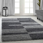 High pile floor rug - Gala Grey