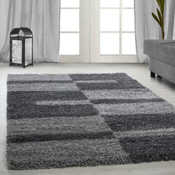 High pile floor rug - Gala Grey