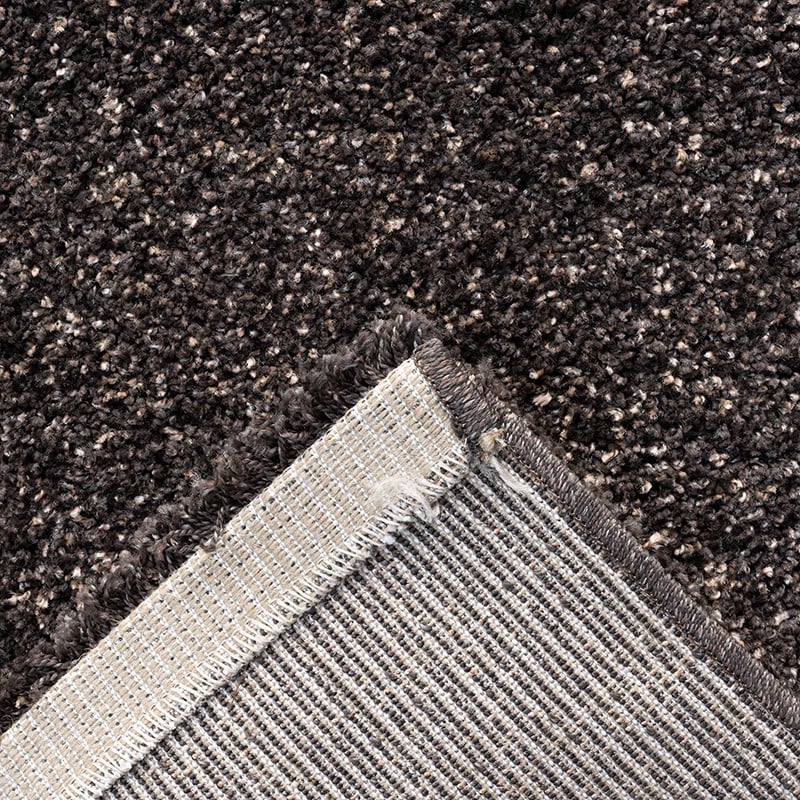 High-pile floor rug - Myla Dark Brown 3278