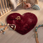 Kids Rug - Huggy Heart Red